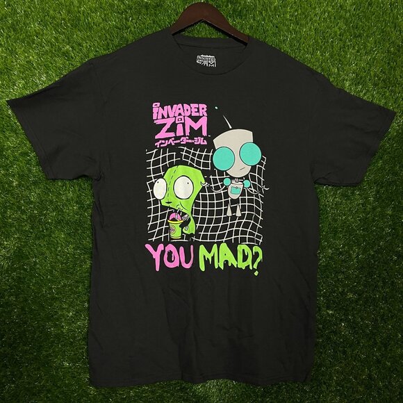 Invader Zim, You Mad, Cartoon Graphic T-shirt size XL - Picture 1 of 4